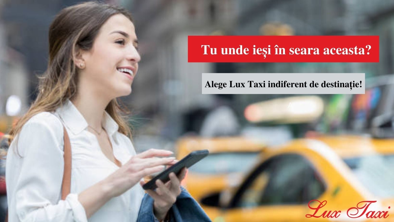 Mijloace promovare Lux Taxi